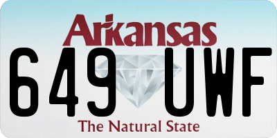 AR license plate 649UWF