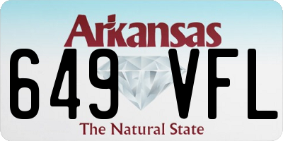 AR license plate 649VFL