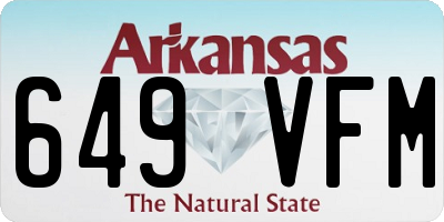 AR license plate 649VFM