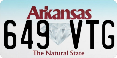 AR license plate 649VTG