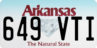 AR license plate 649VTI