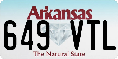 AR license plate 649VTL