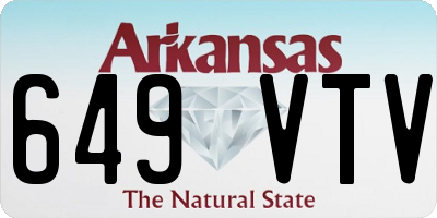 AR license plate 649VTV