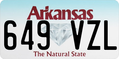 AR license plate 649VZL