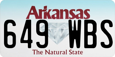 AR license plate 649WBS