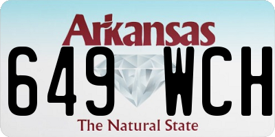 AR license plate 649WCH