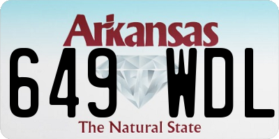 AR license plate 649WDL