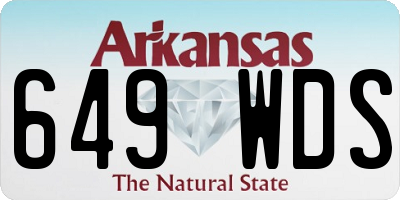 AR license plate 649WDS
