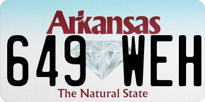 AR license plate 649WEH