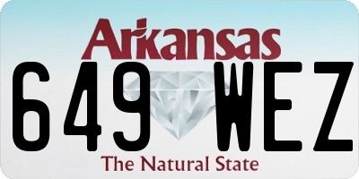 AR license plate 649WEZ