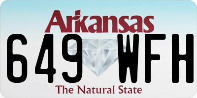 AR license plate 649WFH