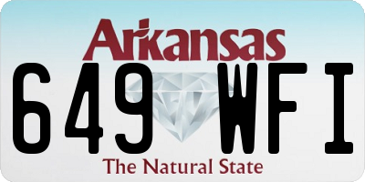 AR license plate 649WFI