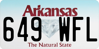 AR license plate 649WFL