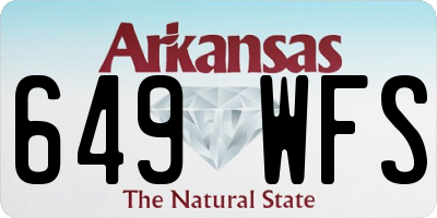 AR license plate 649WFS