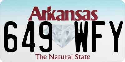 AR license plate 649WFY