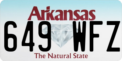 AR license plate 649WFZ