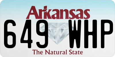 AR license plate 649WHP