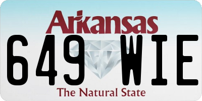AR license plate 649WIE