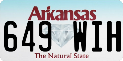 AR license plate 649WIH
