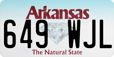 AR license plate 649WJL