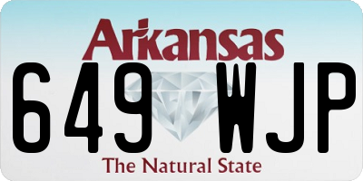 AR license plate 649WJP