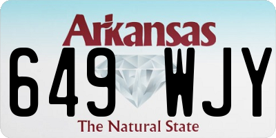 AR license plate 649WJY