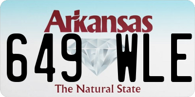 AR license plate 649WLE