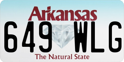 AR license plate 649WLG