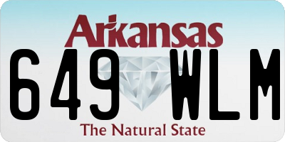 AR license plate 649WLM