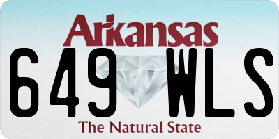 AR license plate 649WLS