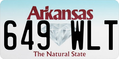 AR license plate 649WLT