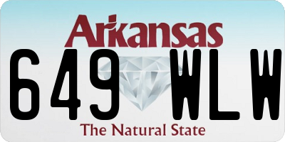 AR license plate 649WLW