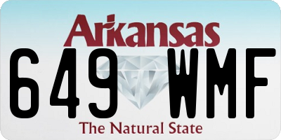 AR license plate 649WMF