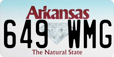 AR license plate 649WMG