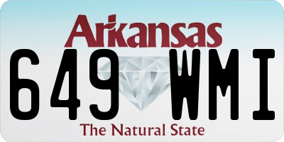 AR license plate 649WMI