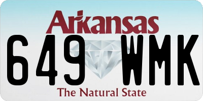 AR license plate 649WMK