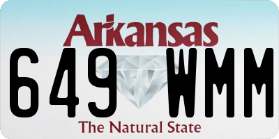 AR license plate 649WMM