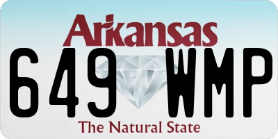 AR license plate 649WMP