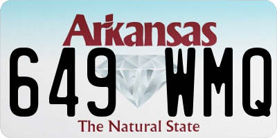 AR license plate 649WMQ
