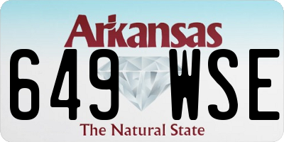 AR license plate 649WSE