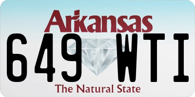 AR license plate 649WTI