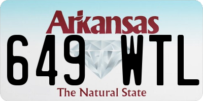 AR license plate 649WTL