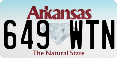 AR license plate 649WTN