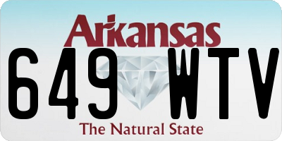 AR license plate 649WTV