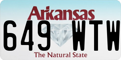 AR license plate 649WTW