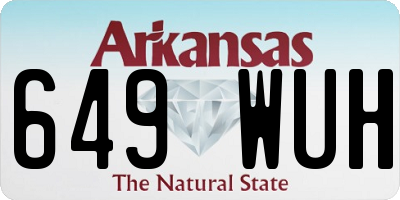 AR license plate 649WUH