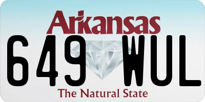 AR license plate 649WUL