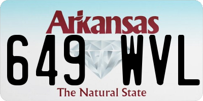 AR license plate 649WVL