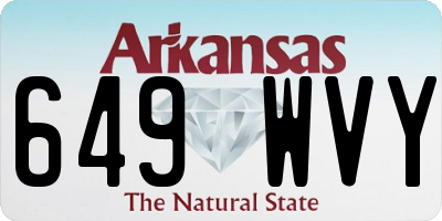 AR license plate 649WVY