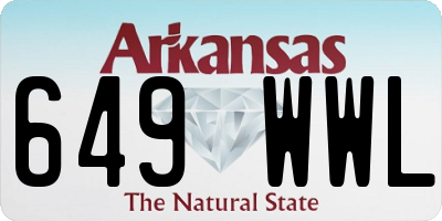 AR license plate 649WWL